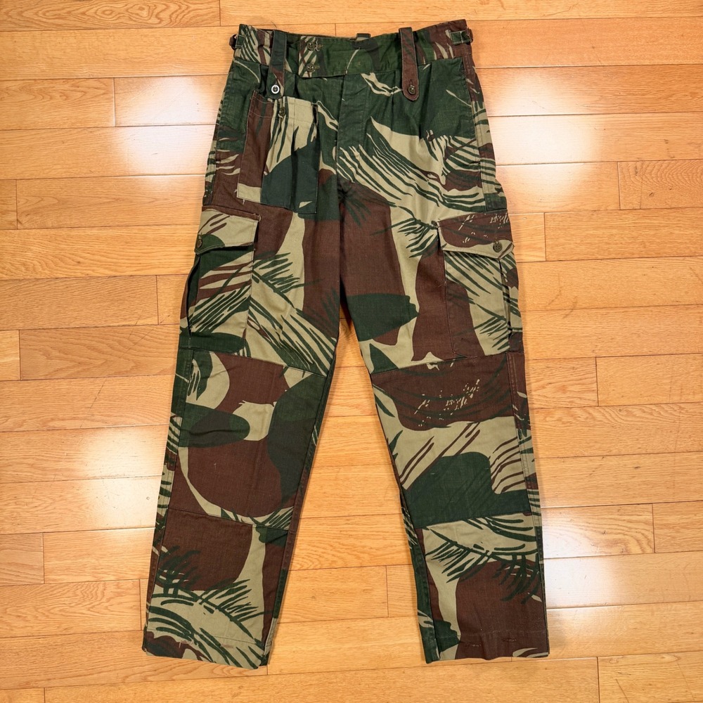 Rhodesian Brushstroke Camo Cargo Pants Mens 31x29 Military Tactical Trousers VTG - Picture 1 of 8